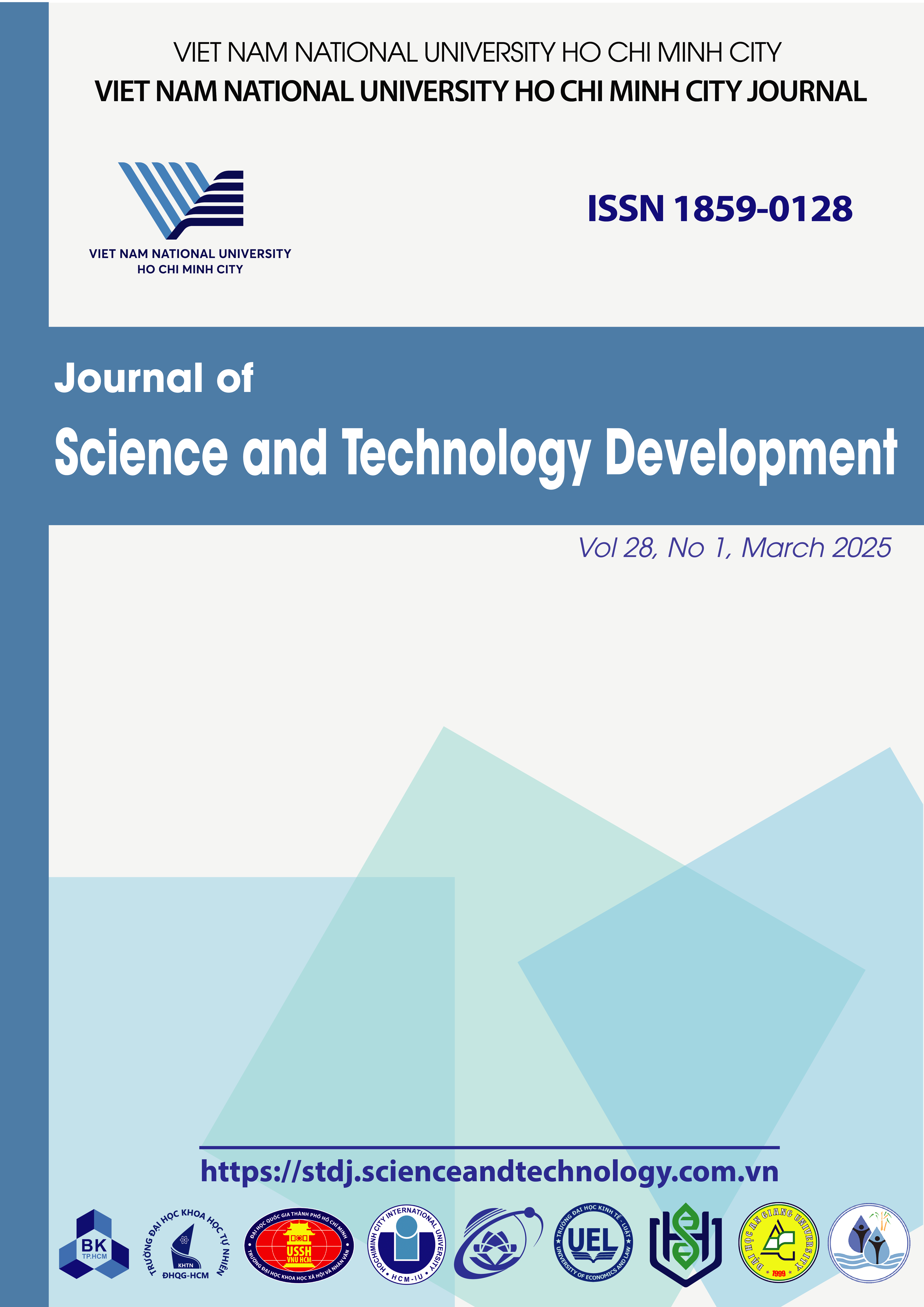 VNUHCM Journal of Science and Technology Development Cover